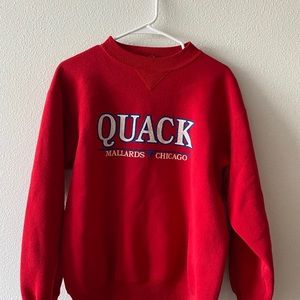 Vintage quack crewneck